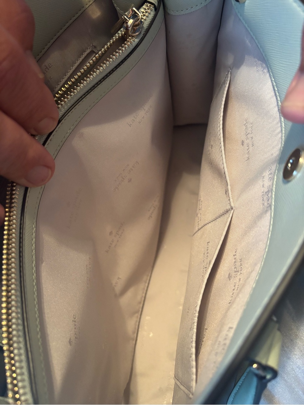 Kate Spade Pastel Green Satchel with Wallet - Picture 8 of 11